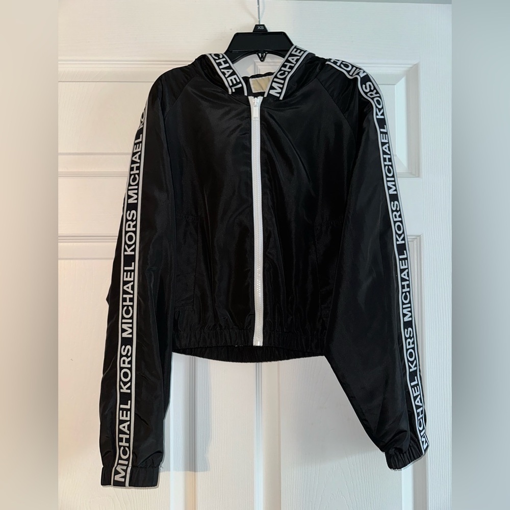 Michael Kors Black Bomber Jacket